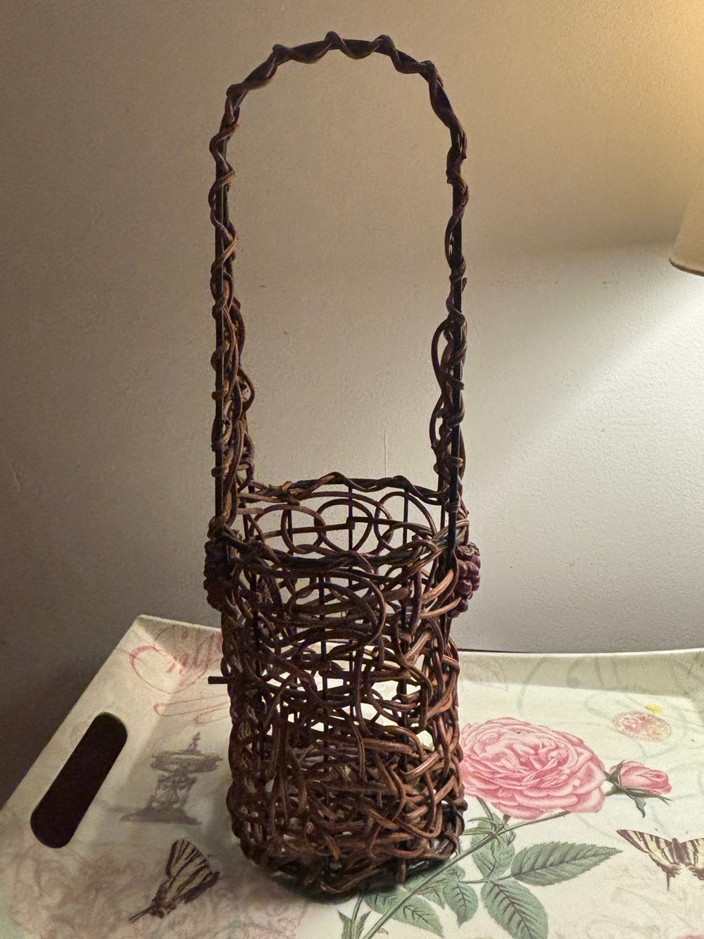 Wicker Wine Bottle Basket